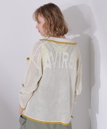 AVIREX | MACRAME LINE CARDIGAN/マクラメ ラインカーディガン(カーディガン/ボレロ)