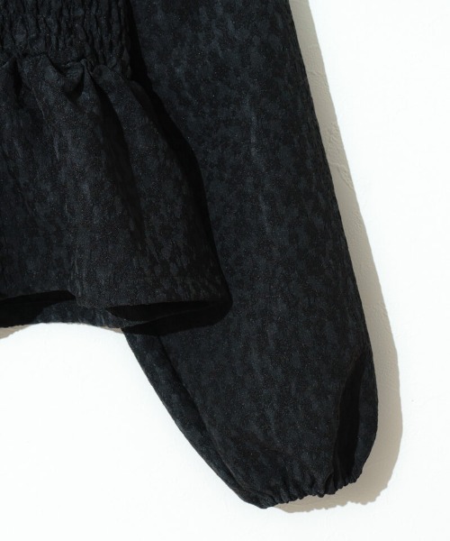 flower（フラワー）の「フラワーシャーリングブラウス2（シャツ/ブラウス・レディース・ホワイト/ブラック・FREE）」の16枚目の写真