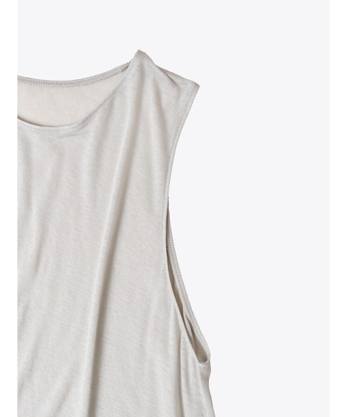 ENCIRCLE（エンサークル）の「【ENCIRCLE/エンサークル】Sheer dress/シアードレス（ワンピース・レディース・ライトグレー/ブラック・FREE）」の3枚目の写真