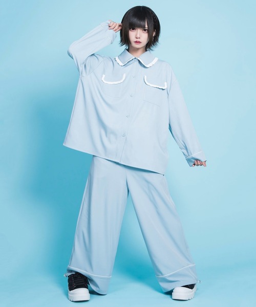 Hauls（ハウルズ）の「おでかけパジャマ風シャツ（シャツ