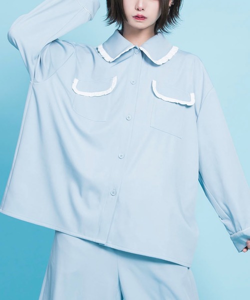 Hauls（ハウルズ）の「おでかけパジャマ風シャツ（シャツ/ブラウス