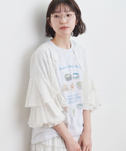 fig London ボレロ ブラウス fig London（フィグロンドン）の「○Olive bolero（シャツ