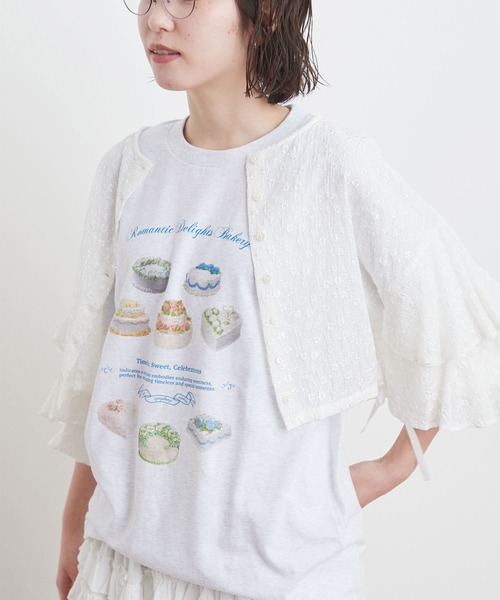 fig Ｌondon（フィグロンドン）の「●Olive bolero（シャツ/ブラウス・レディース・ホワイト/ブラック・FREE）」の13枚目の写真