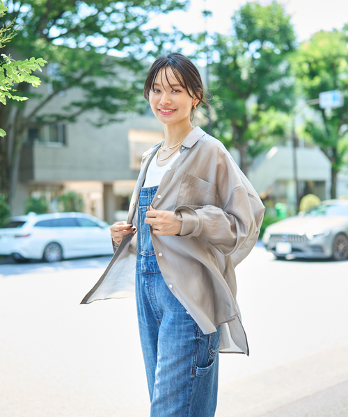 Rouge vif anna バックツイストシャツ シアー ルージュヴィフ Rouge vif anna バックツイストシャツ シアー ルージュヴィフ
