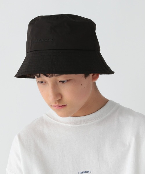 GLOBAL WORK（グローバルワーク）の「撥水ロゴバケハ/AND YUA ANY/104867（ハット・キッズ・ブラック・FREE）」の3枚目の写真
