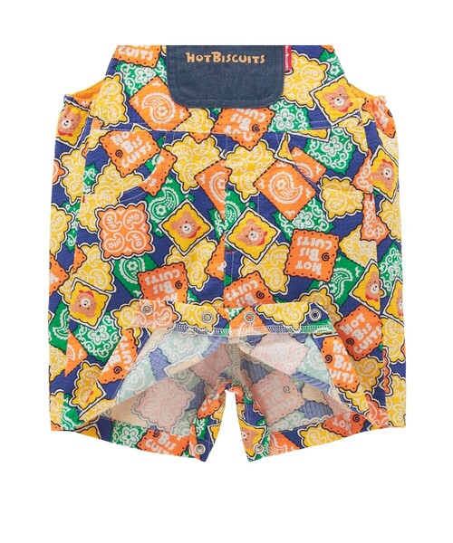 HOT BISCUITS（ホットビスケッツ）の「バンダナ柄 オーバーオール（サロペット/オーバーオール・キッズ・マルチ・S(70-80cm)/M(80-90cm)/L(90-100cm)/LL(100-110cm)）」の10枚目の写真