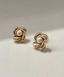 【apres jour clair×ARIAZ】メタルフラワーピアス