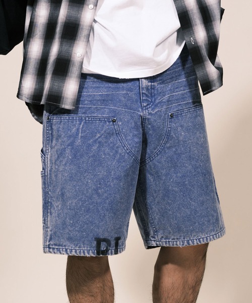 RePRODUCTION LABEL(リプロダクションレーベル)の「【ユニセックス】【RePRODUCTION LABEL / リプロダクションレーベル】ダックワイドハーフパンツ(その他パンツ・レディース・ブルー/チャコールグレー・FREE)」の18枚目の写真