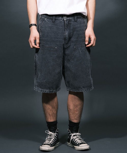 RePRODUCTION LABEL(リプロダクションレーベル)の「【ユニセックス】【RePRODUCTION LABEL / リプロダクションレーベル】ダックワイドハーフパンツ(その他パンツ・レディース・ブルー/チャコールグレー・FREE)」の12枚目の写真