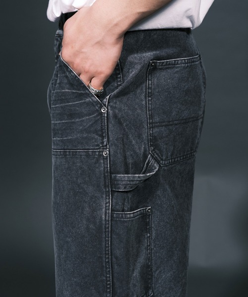 RePRODUCTION LABEL(リプロダクションレーベル)の「【ユニセックス】【RePRODUCTION LABEL / リプロダクションレーベル】ダックワイドハーフパンツ(その他パンツ・レディース・ブルー/チャコールグレー・FREE)」の15枚目の写真