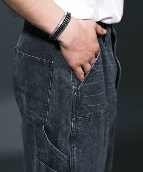 RePRODUCTION LABEL(リプロダクションレーベル)の「【ユニセックス】【RePRODUCTION LABEL / リプロダクションレーベル】ダックワイドハーフパンツ(その他パンツ・レディース・ブルー/チャコールグレー・FREE)」の16枚目の写真