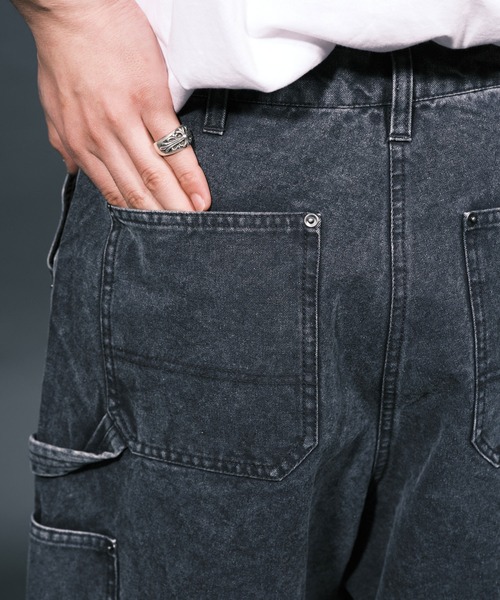 RePRODUCTION LABEL(リプロダクションレーベル)の「【ユニセックス】【RePRODUCTION LABEL / リプロダクションレーベル】ダックワイドハーフパンツ(その他パンツ・レディース・ブルー/チャコールグレー・FREE)」の17枚目の写真