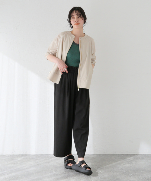 WOOLRICH（ウールリッチ）の「【WOOLRICH / ウールリッチ】CITYBOMBER：ブルゾン（ブルゾン・レディース・アイボリー/ブラック/ネイビー・SMALL）」の8枚目の写真