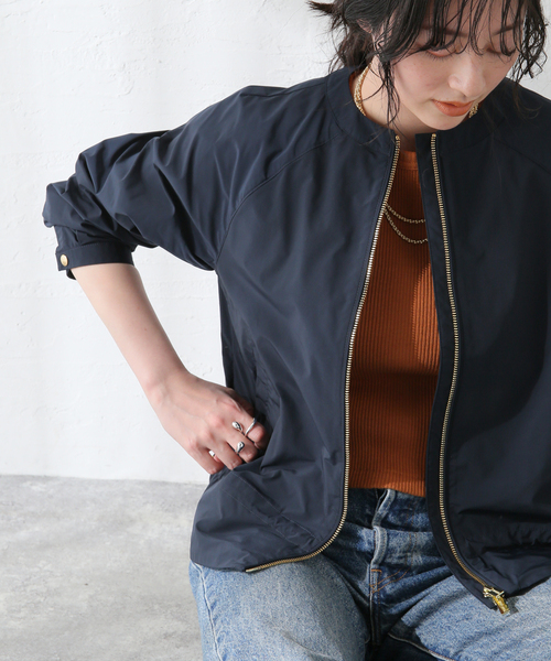 WOOLRICH（ウールリッチ）の「【WOOLRICH / ウールリッチ】CITYBOMBER：ブルゾン（ブルゾン・レディース・アイボリー/ブラック/ネイビー・SMALL）」の11枚目の写真