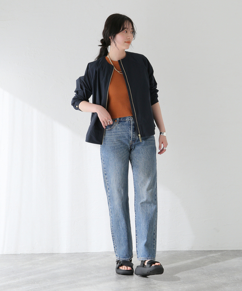 WOOLRICH（ウールリッチ）の「【WOOLRICH / ウールリッチ】CITYBOMBER：ブルゾン（ブルゾン・レディース・アイボリー/ブラック/ネイビー・SMALL）」の14枚目の写真