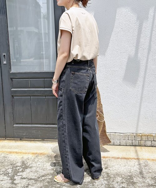 Spick & Span（スピックアンドスパン）の「≪追加≫JEVOUSENPRIE Tシャツ（Tシャツ/カットソー・レディース・ブラック/ホワイト/ベージュ・FREE）」の22枚目の写真