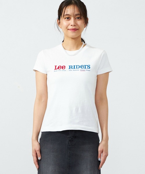 セール】Lee ロゴ プリント ハーフスリーブTee（Sサイズ）（T