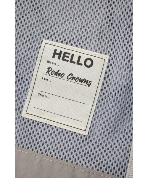 RODEO CROWNS WIDE BOWL（ロデオクラウンズワイドボウル）の「メッシュショルダーバッグ（ショルダーバッグ・レディース・グリーン/ライトグレー/ブラック・FREE）」の12枚目の写真