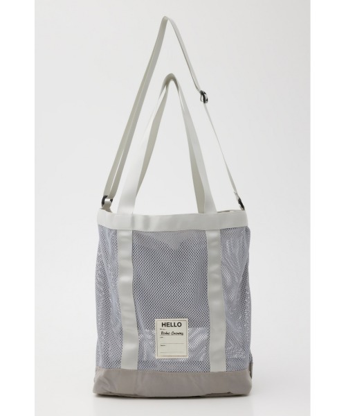 RODEO CROWNS WIDE BOWL（ロデオクラウンズワイドボウル）の「メッシュショルダーバッグ（ショルダーバッグ・レディース・グリーン/ライトグレー/ブラック・FREE）」の17枚目の写真