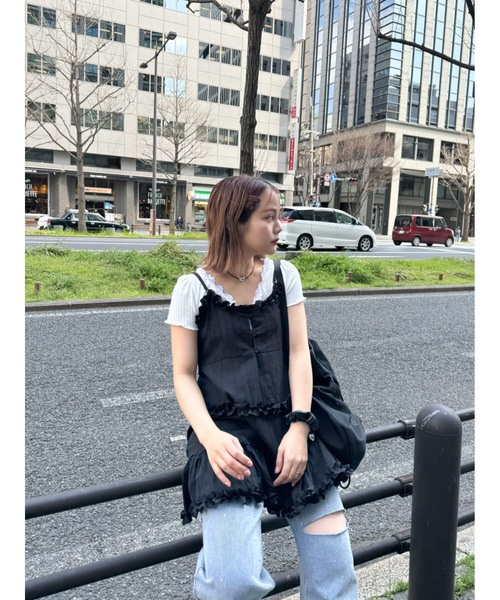 【前後2way】lace cami tunicの4枚目の写真