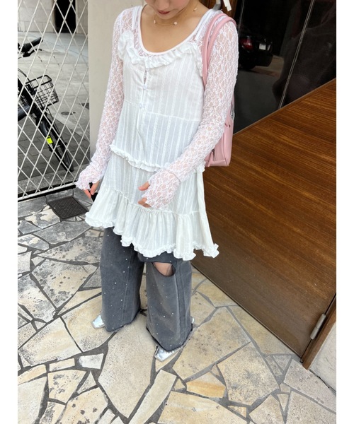 【前後2way】lace cami tunicの16枚目の写真