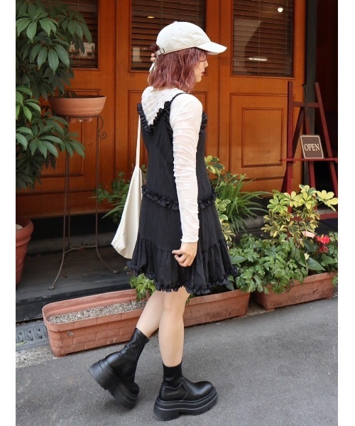 前後2way】lace cami tunic（チュニック）｜JUMELLE（ジュメロ）の