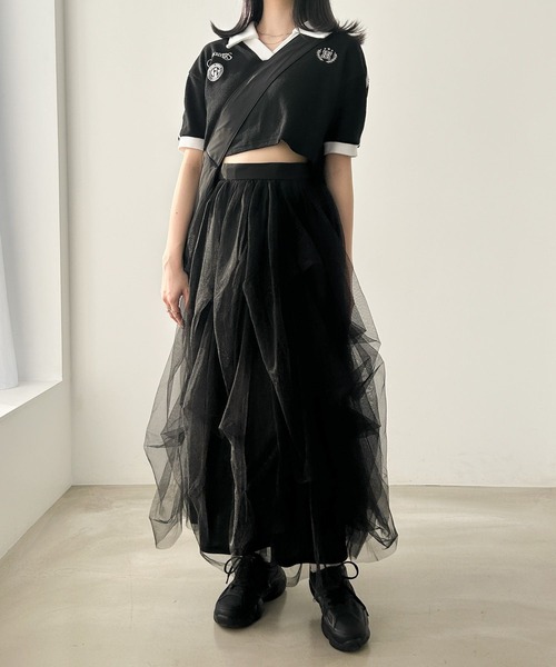 Heather(ヘザー)の「ワッフルゲームTEE 120025(Tシャツ/カットソー・レディース・ホワイト×ネイビー/ホワイト×グレー/ブラック×ホワイト・FREE)」の9枚目の写真