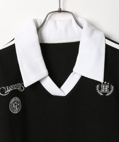 Heather(ヘザー)の「ワッフルゲームTEE 120025(Tシャツ/カットソー・レディース・ホワイト×ネイビー/ホワイト×グレー/ブラック×ホワイト・FREE)」の17枚目の写真