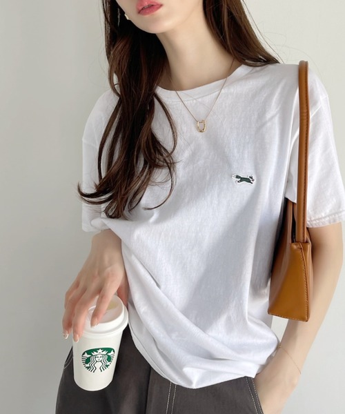 PENNEYS(ぺニーズ)の「【 PENNEY'S / ぺニーズ 】フォックス クルー Tシャツ THE FOX CREW SS TEE(Tシャツ/カットソー・レディース・ベージュ/ホワイト/ブラック/ネイビー・M/XL/L)」の2枚目の写真