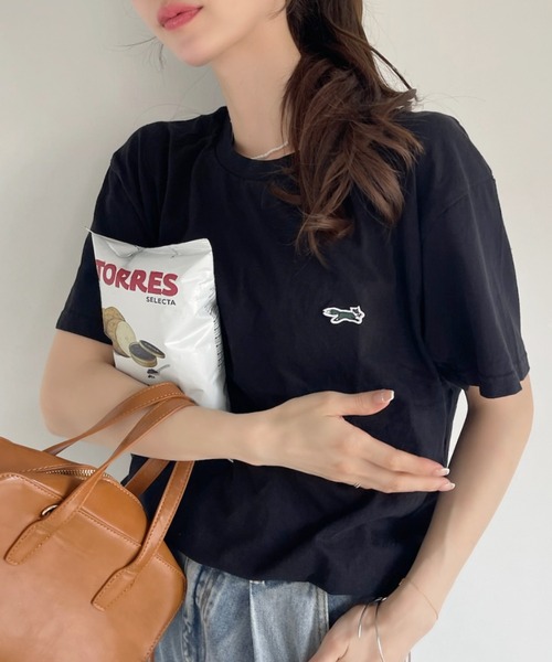 PENNEYS(ぺニーズ)の「【 PENNEY'S / ぺニーズ 】フォックス クルー Tシャツ THE FOX CREW SS TEE(Tシャツ/カットソー・レディース・ベージュ/ホワイト/ブラック/ネイビー・M/XL/L)」の1枚目の写真