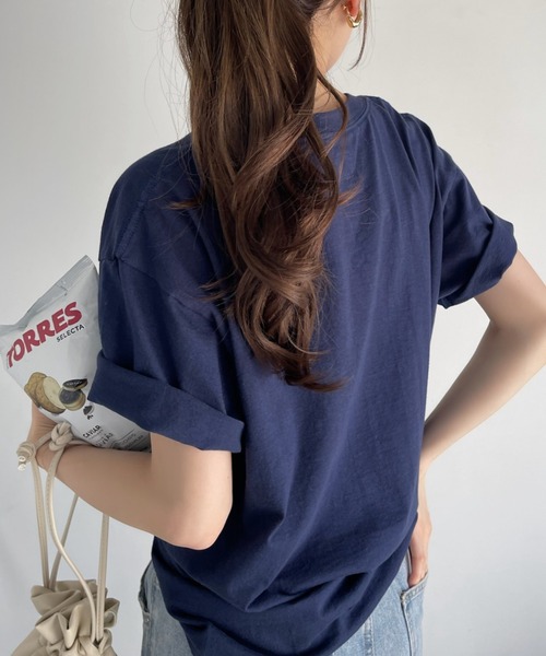 PENNEYS(ぺニーズ)の「【 PENNEY'S / ぺニーズ 】フォックス クルー Tシャツ THE FOX CREW SS TEE(Tシャツ/カットソー・レディース・ベージュ/ホワイト/ブラック/ネイビー・M/XL/L)」の16枚目の写真