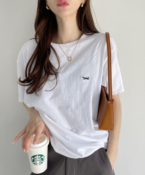 PENNEYS(ぺニーズ)の「【 PENNEY'S / ぺニーズ 】フォックス クルー Tシャツ THE FOX CREW SS TEE(Tシャツ/カットソー・レディース・ベージュ/ホワイト/ブラック/ネイビー・M/XL/L)」の14枚目の写真