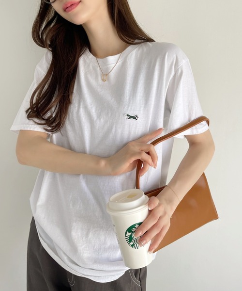 PENNEYS(ぺニーズ)の「【 PENNEY'S / ぺニーズ 】フォックス クルー Tシャツ THE FOX CREW SS TEE(Tシャツ/カットソー・レディース・ベージュ/ホワイト/ブラック/ネイビー・M/XL/L)」の9枚目の写真