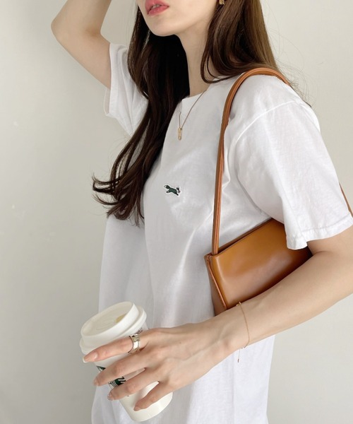PENNEYS(ぺニーズ)の「【 PENNEY'S / ぺニーズ 】フォックス クルー Tシャツ THE FOX CREW SS TEE(Tシャツ/カットソー・レディース・ベージュ/ホワイト/ブラック/ネイビー・M/XL/L)」の15枚目の写真