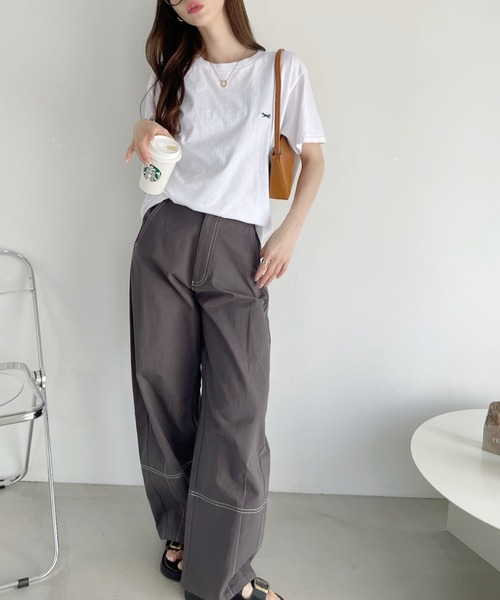 PENNEYS(ぺニーズ)の「【 PENNEY'S / ぺニーズ 】フォックス クルー Tシャツ THE FOX CREW SS TEE(Tシャツ/カットソー・レディース・ベージュ/ホワイト/ブラック/ネイビー・M/XL/L)」の10枚目の写真