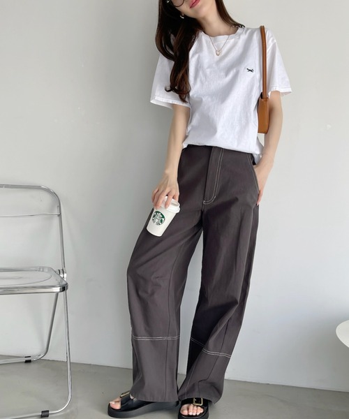 PENNEYS(ぺニーズ)の「【 PENNEY'S / ぺニーズ 】フォックス クルー Tシャツ THE FOX CREW SS TEE(Tシャツ/カットソー・レディース・ベージュ/ホワイト/ブラック/ネイビー・M/XL/L)」の11枚目の写真