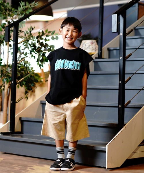 ELEMENT（エレメント）の「ELEMENT/エレメント キッズ タンクトップ ノースリーブ 袖なし ロゴ BUBBLE NO SLEEVE YOUTH BE02E-356（タンクトップ・キッズ・ブラック/ホワイト・130cm/140cm/150cm/160cm）」の2枚目の写真
