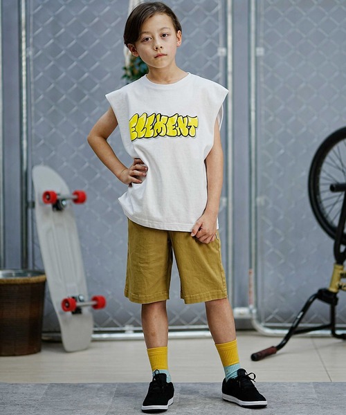 ELEMENT（エレメント）の「ELEMENT/エレメント キッズ タンクトップ ノースリーブ 袖なし ロゴ BUBBLE NO SLEEVE YOUTH BE02E-356（タンクトップ・キッズ・ブラック/ホワイト・130cm/140cm/150cm/160cm）」の5枚目の写真