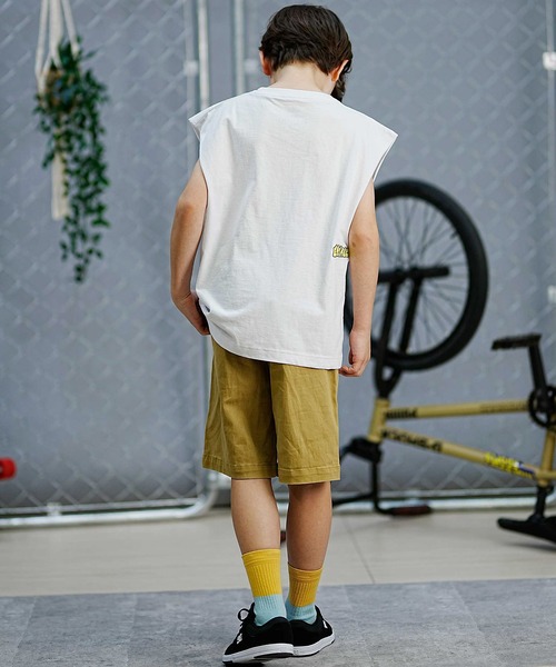 ELEMENT（エレメント）の「ELEMENT/エレメント キッズ タンクトップ ノースリーブ 袖なし ロゴ BUBBLE NO SLEEVE YOUTH BE02E-356（タンクトップ・キッズ・ブラック/ホワイト・130cm/140cm/150cm/160cm）」の6枚目の写真