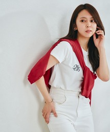 ロゴ刺繍Tシャツ/MM428206