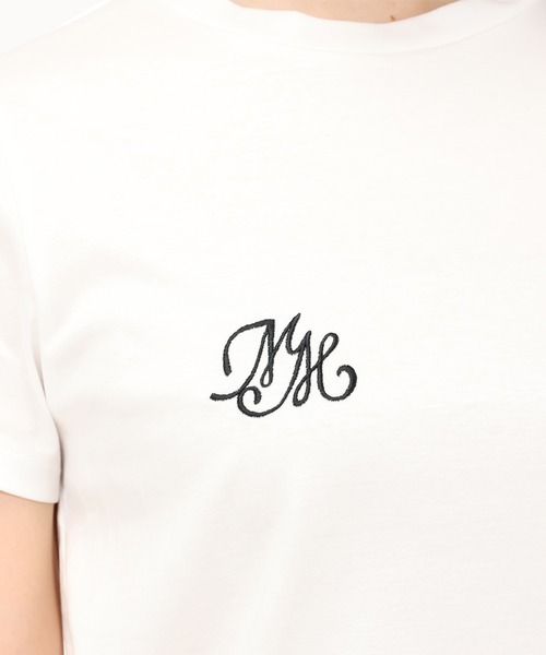 MISCH MASCH（ミッシュマッシュ）の「ロゴ刺繍Tシャツ/MM428206（Tシャツ/カットソー・レディース・ブルー/ホワイト/ブラック/レッド・ﾌﾘ-）」の17枚目の写真