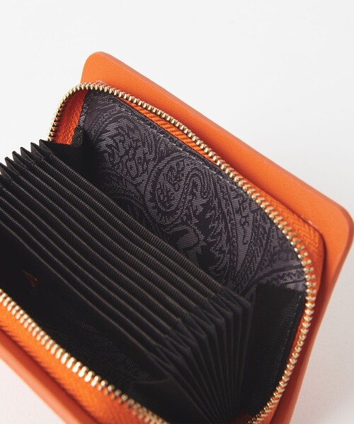 HASHIBAMI(ハシバミ)の「【一部別注】<Hashibami>ジャバラ カードケース(カードケース・レディース・ブラック/ターコイズブルー/オレンジ・FREE)」の7枚目の写真