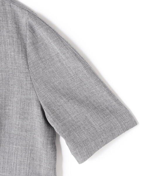 FREE'S MART（フリーズマート）の「〈セットアップ対応〉ショート丈ジャケット（ノーカラージャケット・レディース・ホワイト/ピンク/グレー・SMALL/MEDIUM）」の19枚目の写真