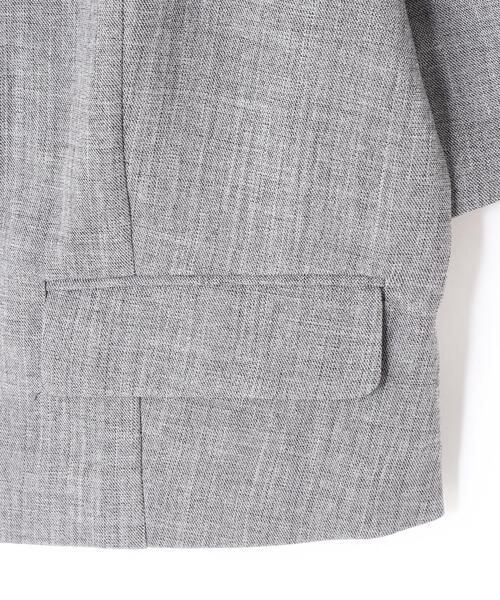 FREE'S MART（フリーズマート）の「〈セットアップ対応〉ショート丈ジャケット（ノーカラージャケット・レディース・ホワイト/ピンク/グレー・SMALL/MEDIUM）」の20枚目の写真