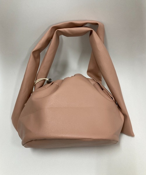 Loco Ocean(ロコオーシャン)の「【フェイクレザー】巾着 チェーンストラップ 2way/ ミニバッグ ショルダーバッグ ハンドバッグ(ショルダーバッグ・レディース・ピンク/ブラック/ホワイト・ONE SIZE)」の9枚目の写真