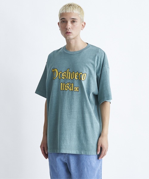 DC SHOES(ディーシーシューズ)の「24 MAJESTIC SS/DCヴィンテージモチーフ半袖Tシャツ(Tシャツ/カットソー・メンズ・スミクロ/サンドベージュ/ブラック系その他/グリーン系その他・MEDIUM/LARGE/X-LARGE)」の4枚目の写真