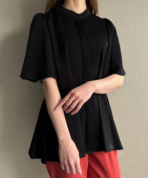 Sono ブラウス シャツ 「SONO/ソーノ」ウェイビータックパール