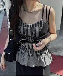 Ameri | MANY WAY JACQUARD SHORT KNIT TOP(ニット/セーター)