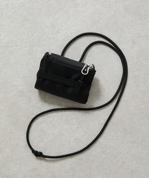 COLONY 2139(コロニートゥーワンスリーナイン)の「撥水ナイロン三つ折り財布(財布・メンズ・ブラック/グレイッシュベージュ/グレー・FREE)」の2枚目の写真