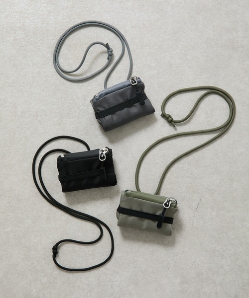 COLONY 2139(コロニートゥーワンスリーナイン)の「撥水ナイロン三つ折り財布(財布・メンズ・ブラック/グレイッシュベージュ/グレー・FREE)」の13枚目の写真